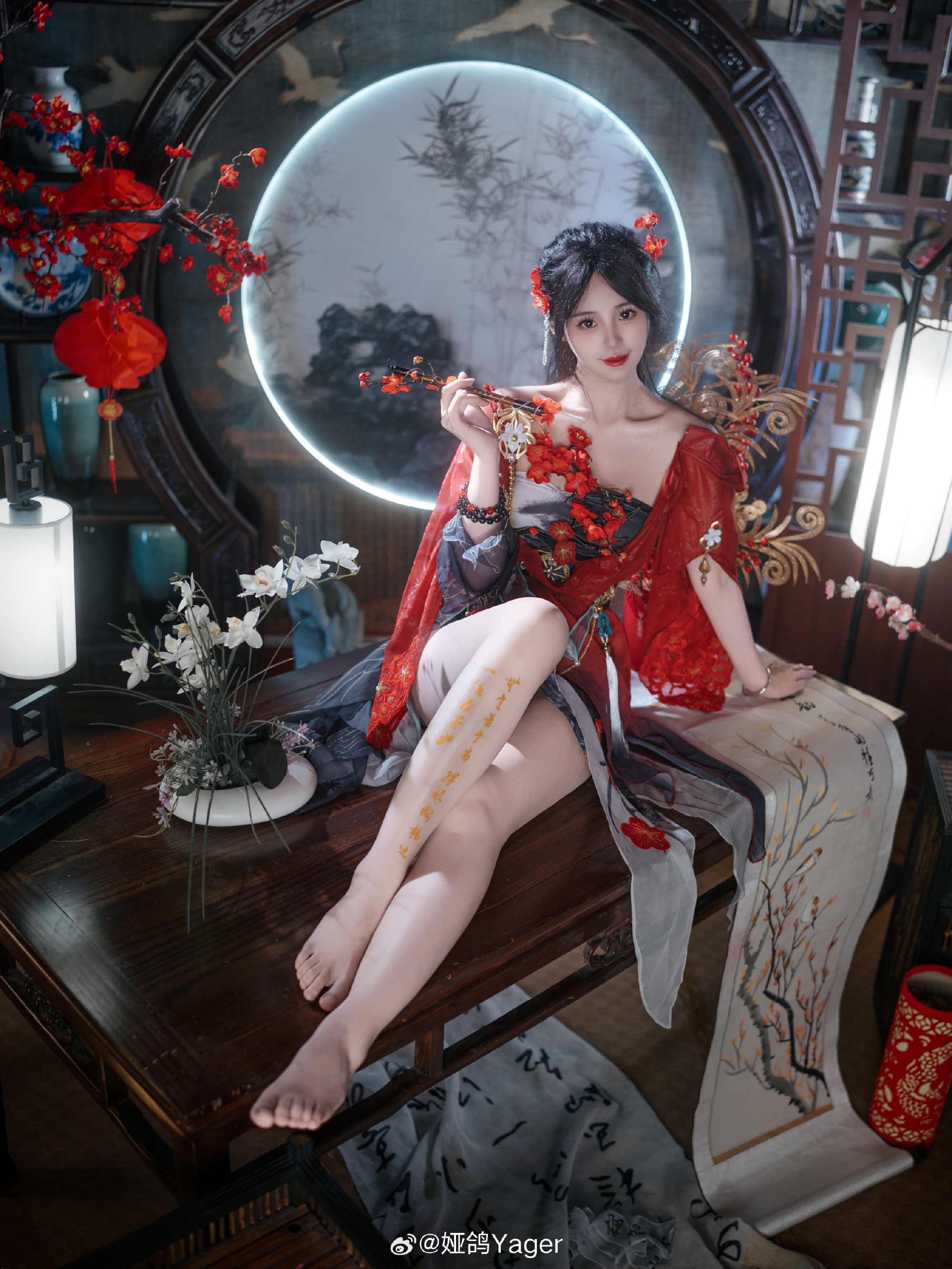 j9九游真人游戏第一平台新年戒色别搞👍永劫主持娅鸽晒照：一片雪白摄人心魄🥵